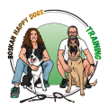 Logotip de Boskan Happy Dogs Training.